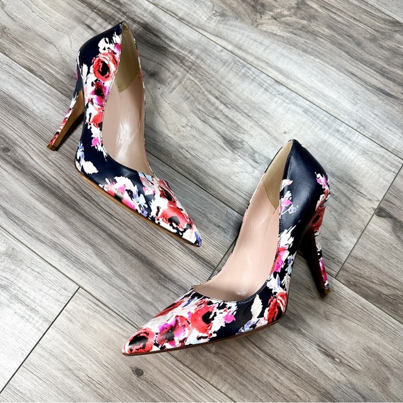 Kate Spade New York Licorice Floral Pointed-Toe Heels - Picture 5 of 11